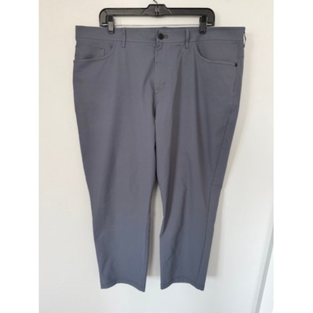 Public Rec‎ All Day Pants Men's 40x28 Gray Athletic Fit Stretch Tech